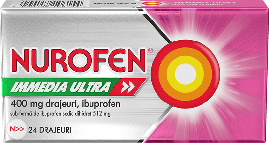 Nurofen Immedia Ultra 400 mg drajeuri