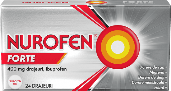 Nurofen Forte 400 mg drajeuri